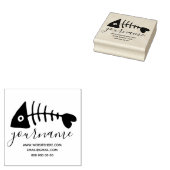 Tampons Encreurs Squelette de poisson gros (Tamponné)