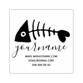 Tampons Encreurs Squelette de poisson gros (Impression)