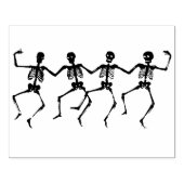 Tampons Encreurs Squelettes dansants timbre d'art silhouette (Impression)