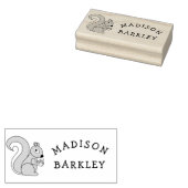 Tampons Encreurs Squirrel Cute Bois de l'enfant (Tamponné)