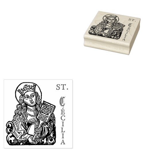 Tampons Encreurs St. Cecilia avec Hymn Board (Nuremberg) (Tamponné)