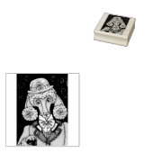 TAMPONS ENCREURS ST. PATRICK'S DAY IRISH POODLE, CHIEN CAOUTCHOUC (Tamponné)