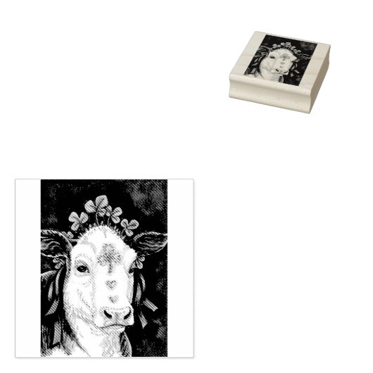 TAMPONS ENCREURS ST. PATRICK'S DAY IRISH VW, FARM RUBBER STAMP (Tamponné)