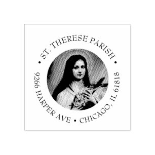 TAMPONS ENCREURS ST THERESE LE NOM PERSONNALISÉ PETITE PAR FLEUR