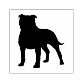 Tampons Encreurs Staffordshire Bull Terrier Staffy Chien Silhouette (Impression)
