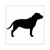 Tampons Encreurs Staffordshire Bull Terrier Staffy Chien Silhouette (Impression)