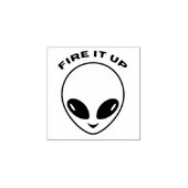 Tampons Encreurs STAMP - Alien + Timbre d'art Fire It Up (Impression)