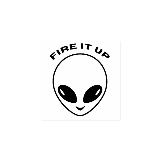 Tampons Encreurs STAMP - Alien + Timbre d'art Fire It Up (Impression)