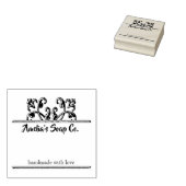 Tampons Encreurs Stamp classique Scroll Soap Étiquette Wood Art (Tamponné)