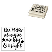 Tampons Encreurs Stamp de Night Texas Rubber Art Stamp (Tamponné)