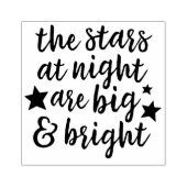 Tampons Encreurs Stamp de Night Texas Rubber Art Stamp (Impression)