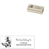 Tampons Encreurs Stamp Futuriste Robot Book Ex Librairie (Tamponné)
