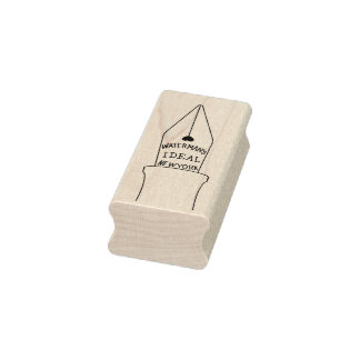 Tampons Encreurs Stampon d'art en bois Waterman