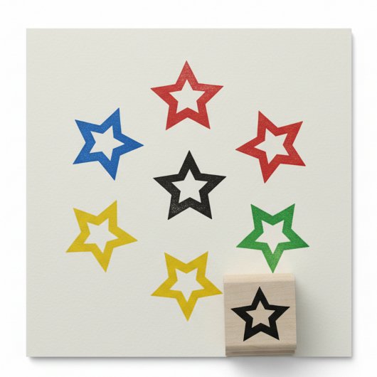 Tampons Encreurs Star Loyalty Card Mini Stamp