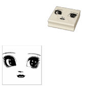 Tampons Encreurs Starry Big Eyes Doll Face Art original (Tamponné)