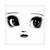 Tampons Encreurs Starry Big Eyes Doll Face Art original (Impression)