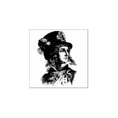 Tampons Encreurs Steampunk Victorian Man Top Hat Illustration Retro (Impression)