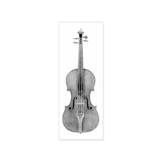 Tampons Encreurs Stradivarius Violon Etché Reproduction (Impression)