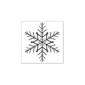 Tampons Encreurs Straight Line Snowflake Stamp (Impression)