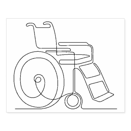 Tampons Encreurs structure pour fauteuil roulant (Impression)