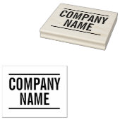Tampons Encreurs Style gras - Nom de l'entreprise - Entreprise/Entr (Tamponné)