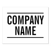 Tampons Encreurs Style gras - Nom de l'entreprise - Entreprise/Entr (Impression)