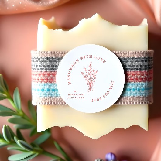 Tampons Encreurs Stylish Modern Minimalist Wildflowers Bouquet