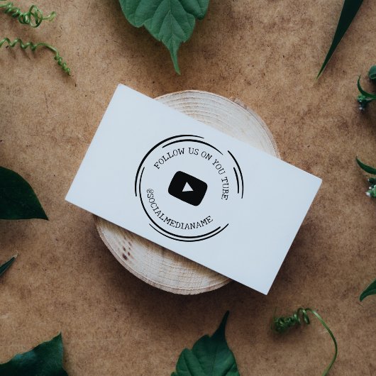 Tampons Encreurs Suivez-nous/moi sur You Tube, les médias sociaux