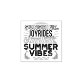 Tampons Encreurs Sunshine & Joyrides - Citation De Vibes D'Été Sans (Impression)