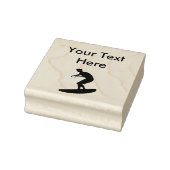 Tampons Encreurs Surfer Sur Un Surf En Caoutchouc (Tampon)