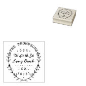 Tampons Encreurs Sweet and Elegant Home Laurels Adresse de retour (Tamponné)