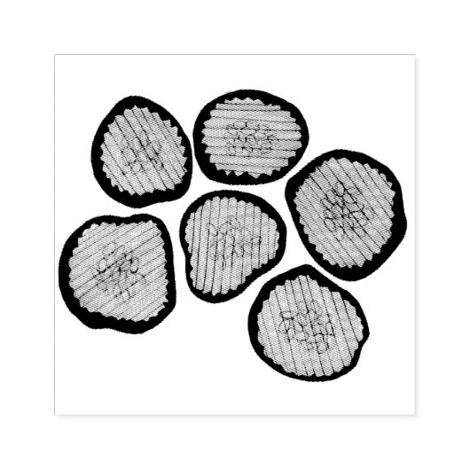 Tampons Encreurs Sweet Crunchy Kosher Dill Chips de saucisse Foie (Impression)