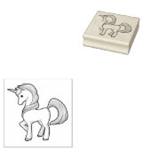 Tampons Encreurs Sweet Girl Unicorn Premium Timbre en caoutchouc de (Tamponné)