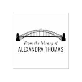 Tampons Encreurs Sydney Harbour Bridge "From the Library of" Livre (Impression)