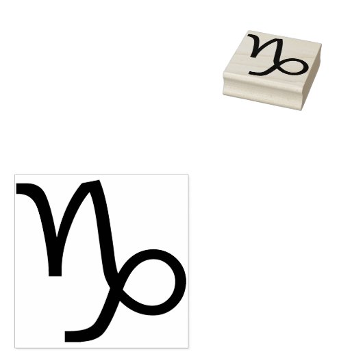 Tampons Encreurs symbole capricorne timbre d'art (Tamponné)