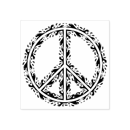 Tampons Encreurs Symbole de paix décoratif (Impression)