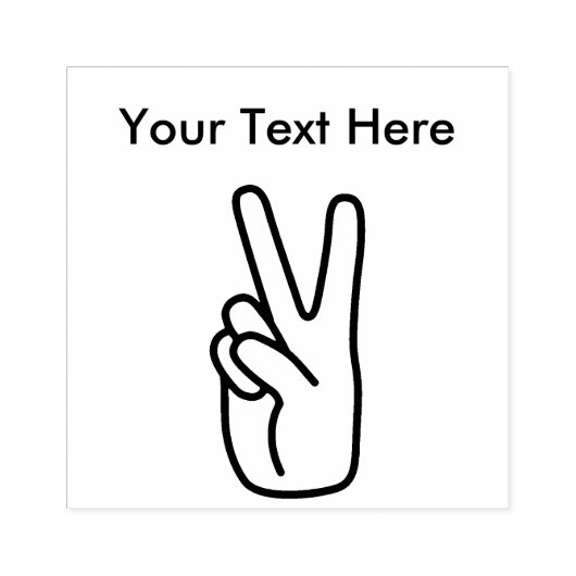 Tampons Encreurs SYMBOLE DE PAIX POINTS EN caoutchouc (Impression)