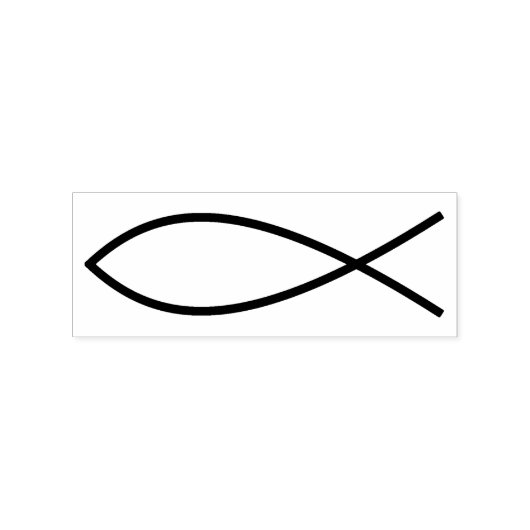 Tampons Encreurs Symbole de poisson chrétien Ichthys Thunder_Cove (Impression)
