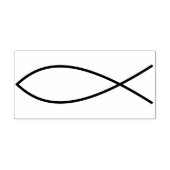 Tampons Encreurs symbole de poisson chrétien timbre d'art (Impression)