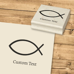 Tampons Encreurs Symbole du poisson de Jésus
