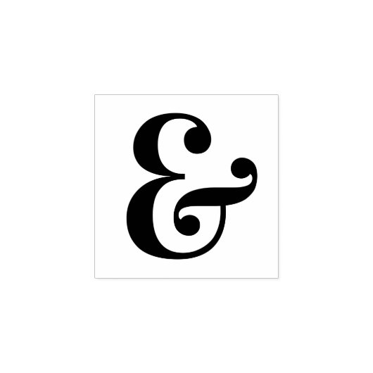 Tampons Encreurs Symbole élégant des signes d'esperluette (Impression)