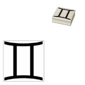 Tampons Encreurs symbole gemini timbre d'art (Tamponné)
