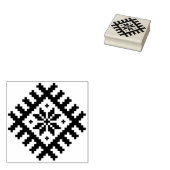 Tampons Encreurs Symbole traditionnel letton balte nordique étoile (Tamponné)