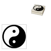 Tampons Encreurs Symbole Yin Yang - tatouage solide (Tamponné)