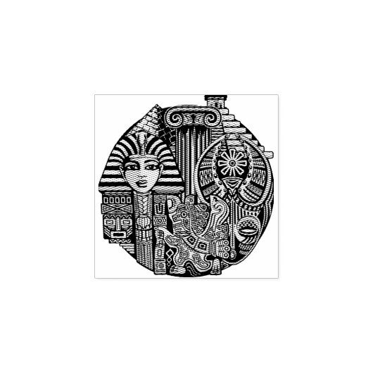 Tampons Encreurs Symboles historiques anciens Style de tatouage (Impression)