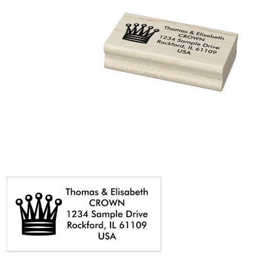 Tampons Encreurs Symboles simples / Icônes - COURONNE + idées (Tamponné)