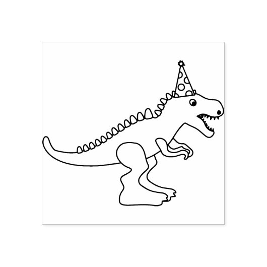 Tampons Encreurs T-Rex Dinosaur fête d'anniversaire Favoriser (Impression)