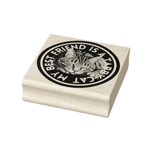 Tampons Encreurs Tabby Chat meilleur ami (Tampon)