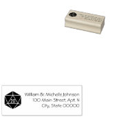 Tampons Encreurs Tablette Chic Bois Adresse Timbre (Tamponné)