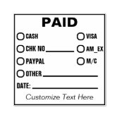 TAMPONS ENCREURS TAMPO 'PAYÉ' (Impression)